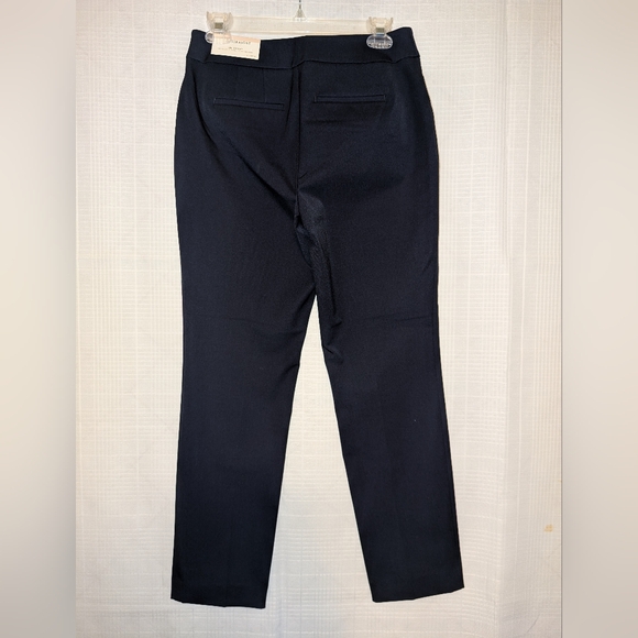 Ann Taylor Factory Straight Curvy Fit Size 4P Navy - Picture 6 of 6